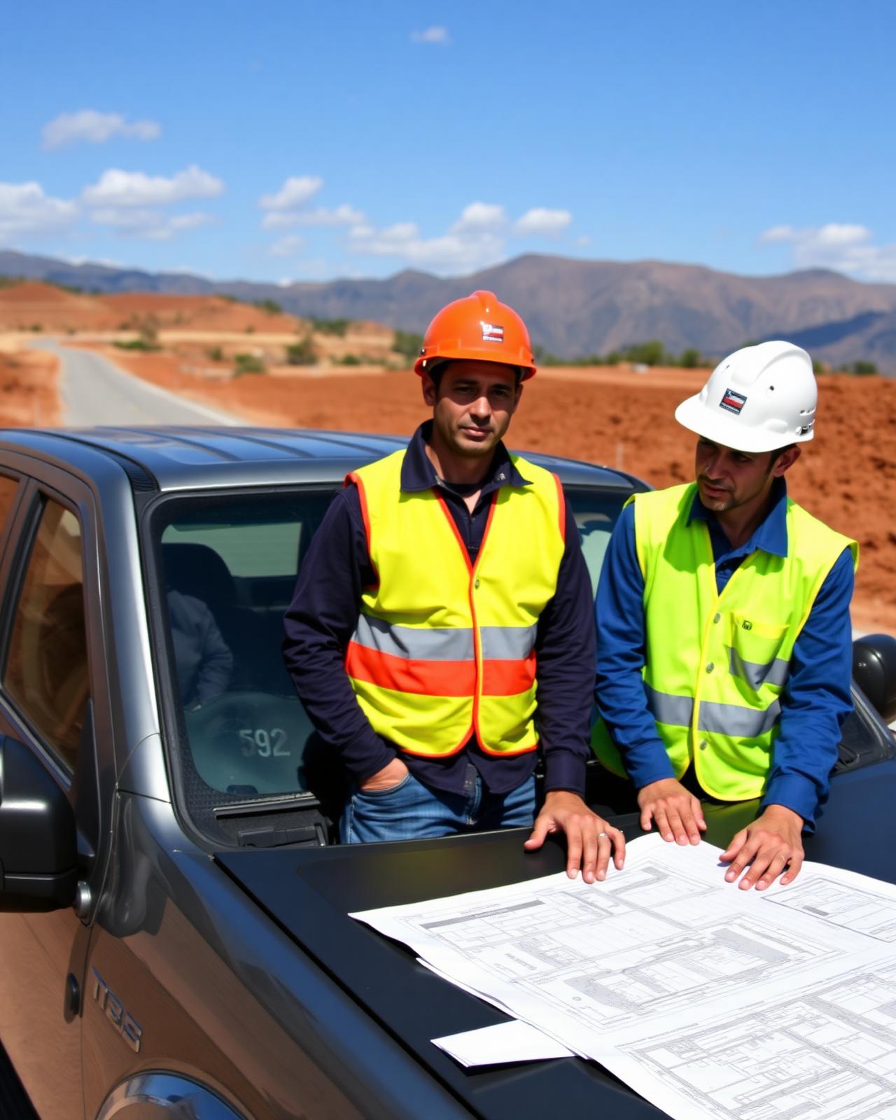 Engenheiros RDA em obra no Sul de Minas